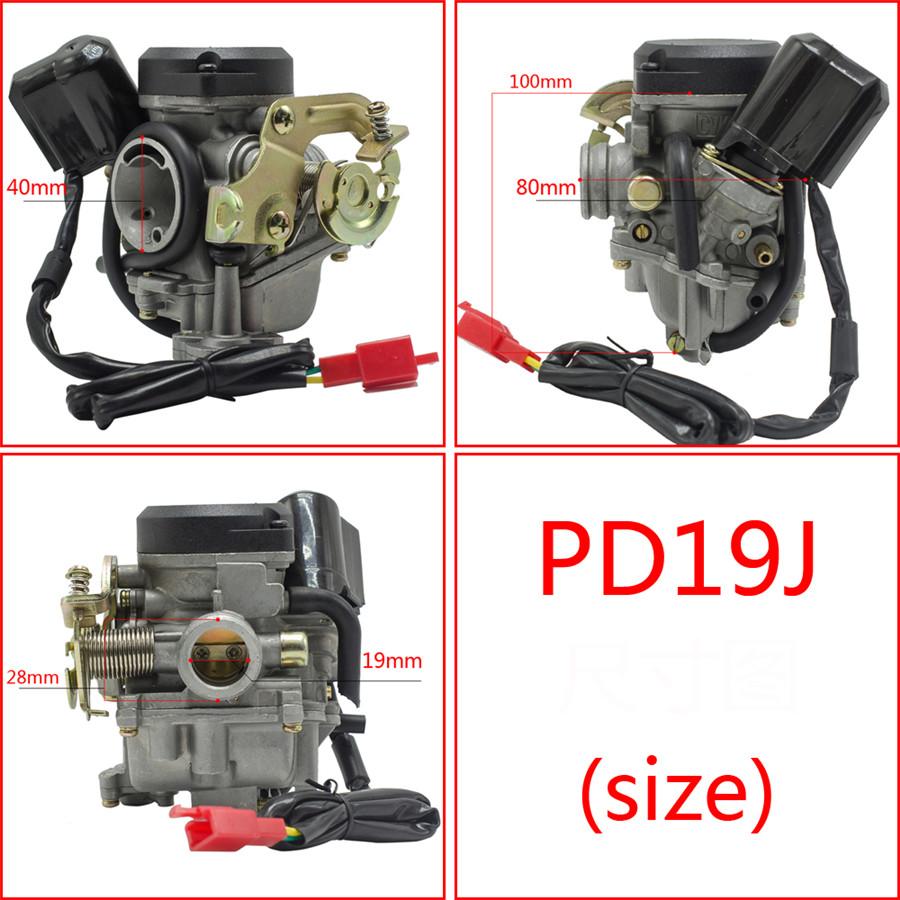 Карбюратор для мотоцикла скутера GY6 49 50cc 18мм CVK PD18J PD9J 139QMB 139QMA