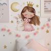 Cartoon Princess Rabbit Bedroom Living Room Home Background Beautification Decoration Wall Stickers