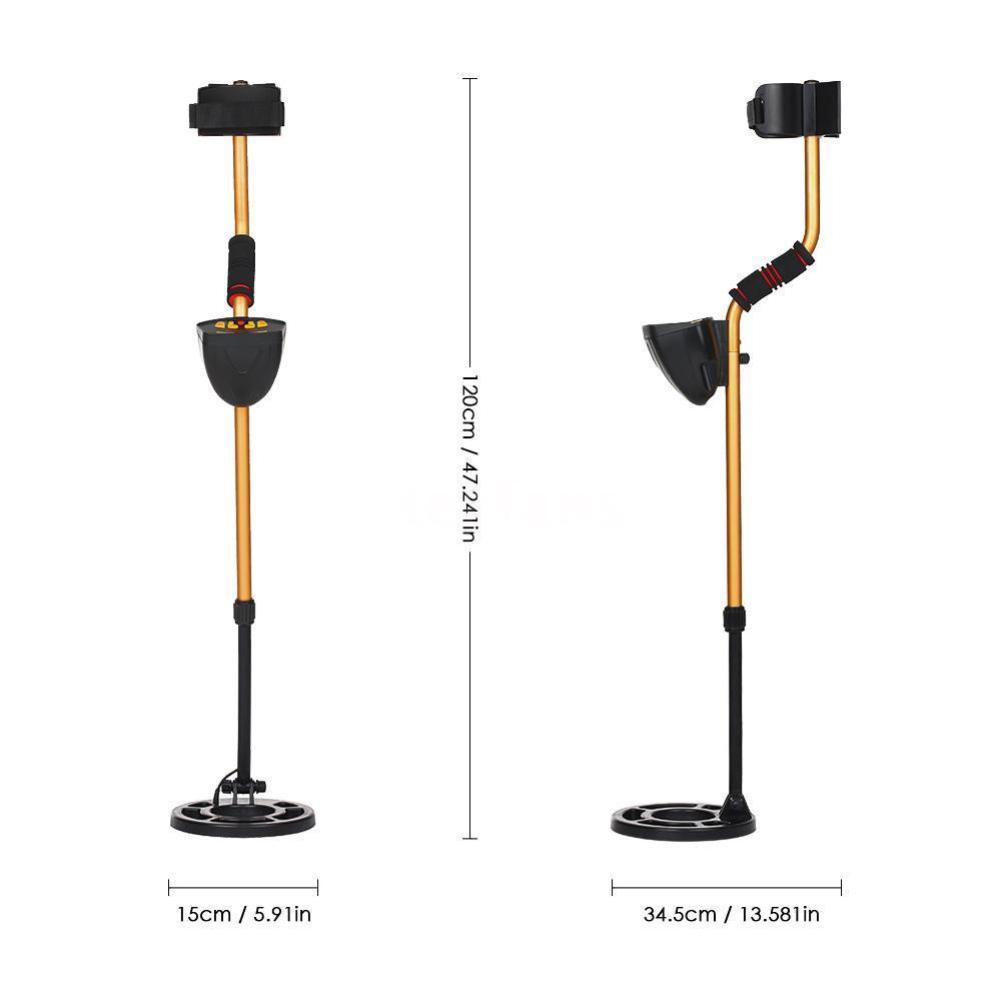 Металлоискатель водонепроницаемый MD-3010II Глубокий чувствительный поисковый детектор с ЖК-дисплеем