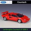 Welly 1/24 Lamborghini Countach Сплав Модель Спортивного Автомобиля Литой Металлический Автомобиль Модель Транспортных Средств Высокая Симуляция Детская Игрушка Подарок
