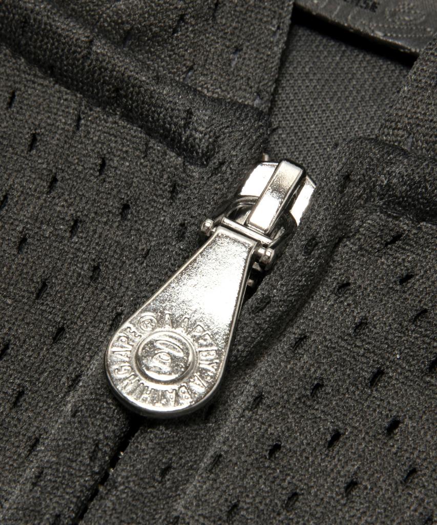 Aape Moonface Washed Zip-Up Hoodie Charcoal / Aapswmd351Xxqbkl