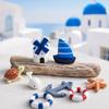 Micro Landscape Ornaments, Beach Miniature Decoration, Boat/Chair/Umbrella/Palm Tree/Swimming Ring for Succulents Pots Glass Covers DIY Seaside Scene