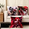 HHigh School DDxD Anime Cushion Cover Plush Fabric Soft DoubleSided Printed Sofa Warm Winter Home Child Gift Pillow Case
