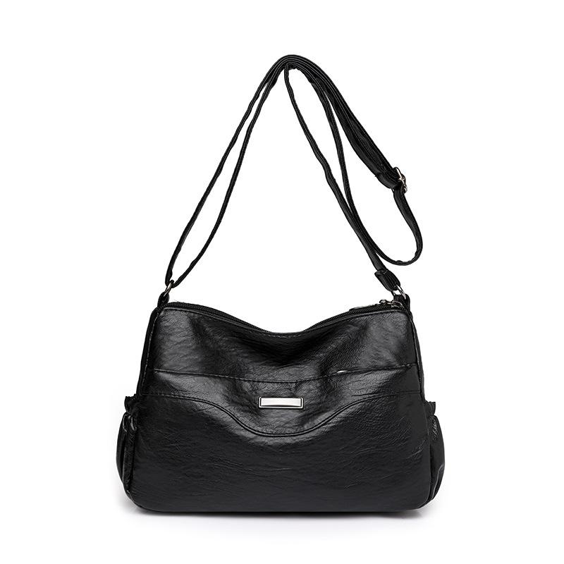 Городская простая женская сумка-мессенджер большой вместимости, повседневная сумка для мамы, переносная сумка через плечо