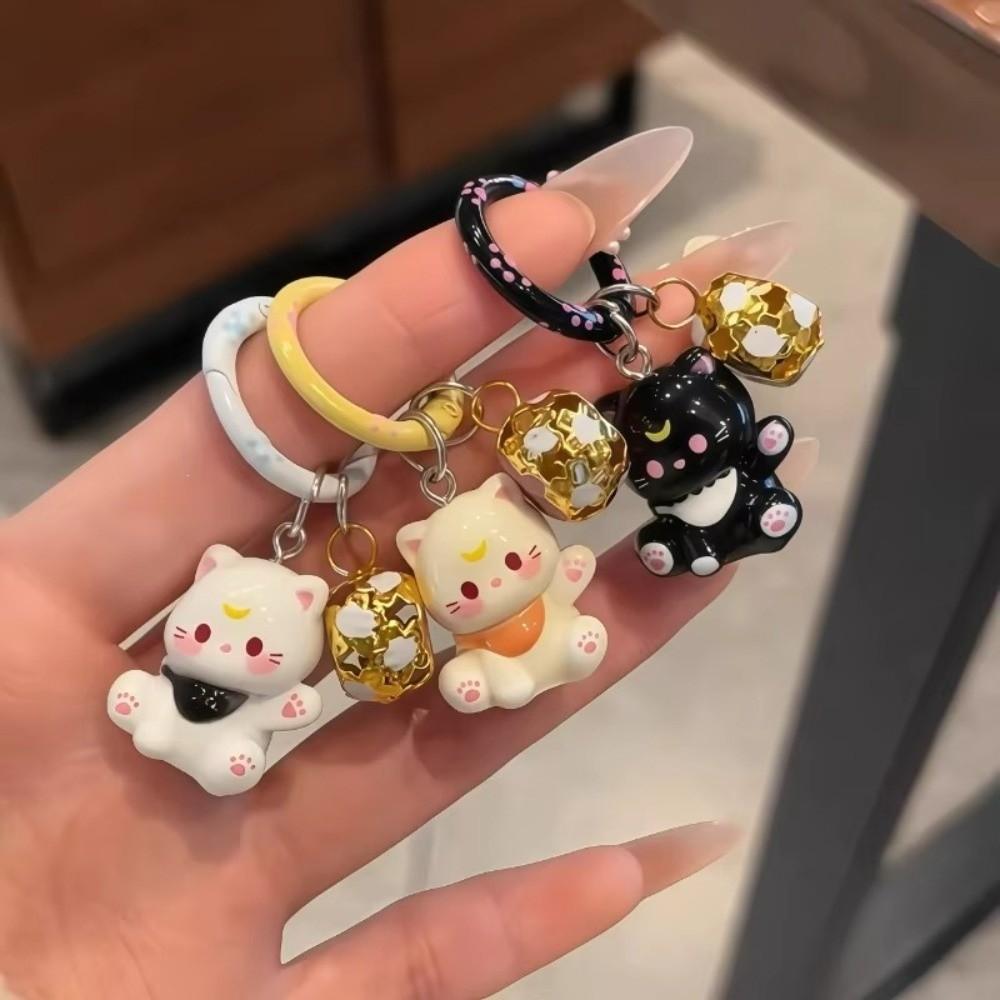 Resin Sweet Keyring Cartoon Design Korean Keychain Fashion Cute Bag Pendant Bag Accessories