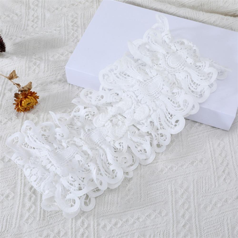 Elastic Corset Belt Hollow Wide Waist Corset Elegant Lace Cummerbunds Wedding