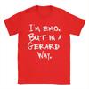 Leisure Gerard Way TShirts Unisex Round Collar Cotton T Shirt My Chemical RoUnisexce Short Sleeve Tees Birthday Present Tops