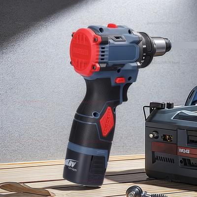 16.8V 2в1 Литиевая дрель Электрическая отвертка Многофункциональный электроинструмент 45 Нм Бесщеточный двигатель Практичная отвертка для дома Ap