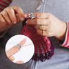 10pcs Crochet Rings Adjustable Thumb Rings for Knitting Hobbyists Yarns Rings Convenient Finger Holders for Hand Weaving