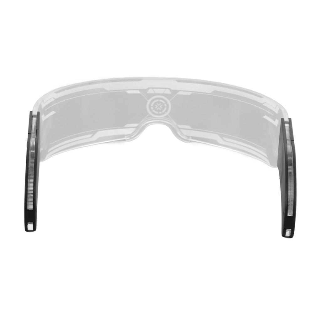 Светодиодные очки-визоры с подсветкой 7 цветов 4 режима Киберпанк Футуристический светящийся косплей для клубов Рождество