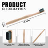 In Stock Customization Biodegradable Recyclable Kraft Box 12000 Ultra Soft Nano Bristles Calabash Handle Bamboo Toothbrush
