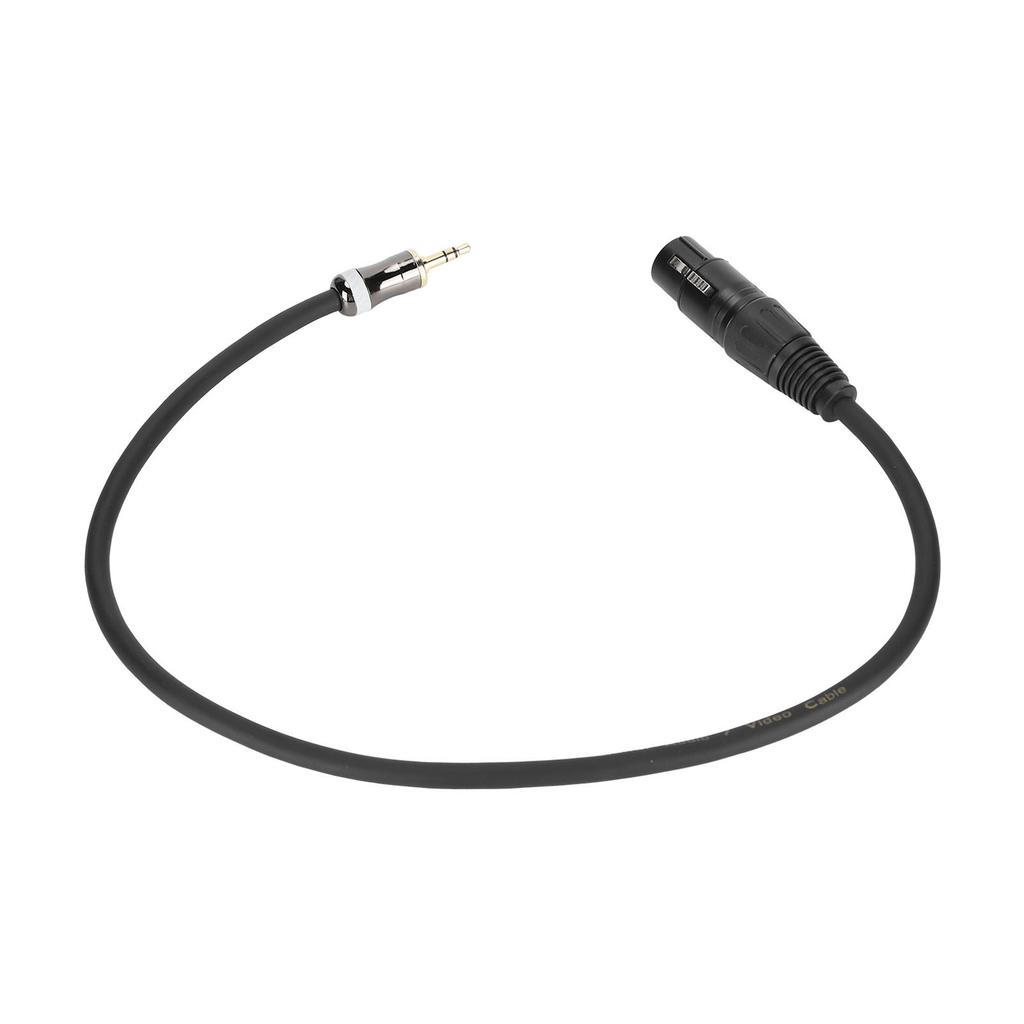 JORINDO XLR Female to 3.5mm 1 8in Male Microphone Cable Balanced Signal Interconnection CordJD6025‑0.5m 1.6ft