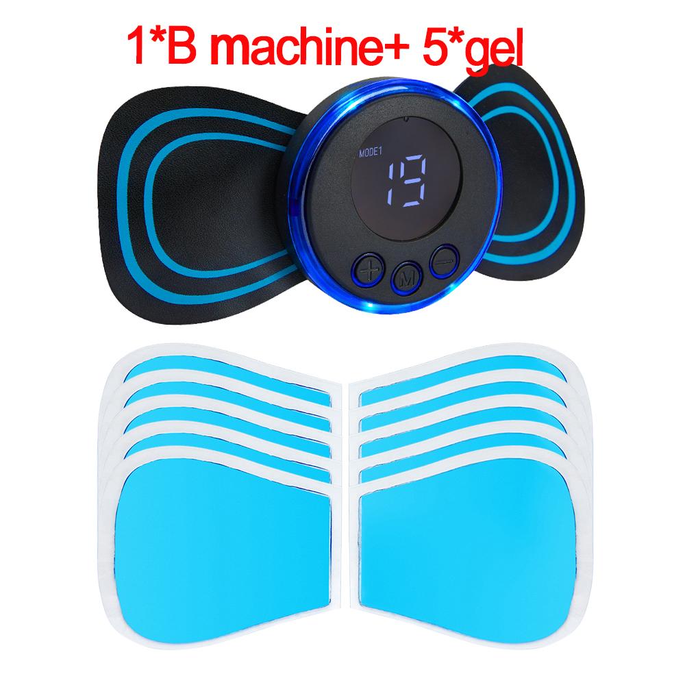 Массажер для шеи, ЖК-дисплей, EMS, электрический массажный пластырь для шеи, низкочастотный импульсный миостимулятор, подушечки, облегчение боли, релаксация