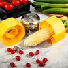 Удаление зерен с початка кукурузы 3 штуки Кухонный эргономичный скребок Инструмент для очистки початка кукурузы Для овощей Сладких салатов Домашняя подготовка Барбекю Пикники