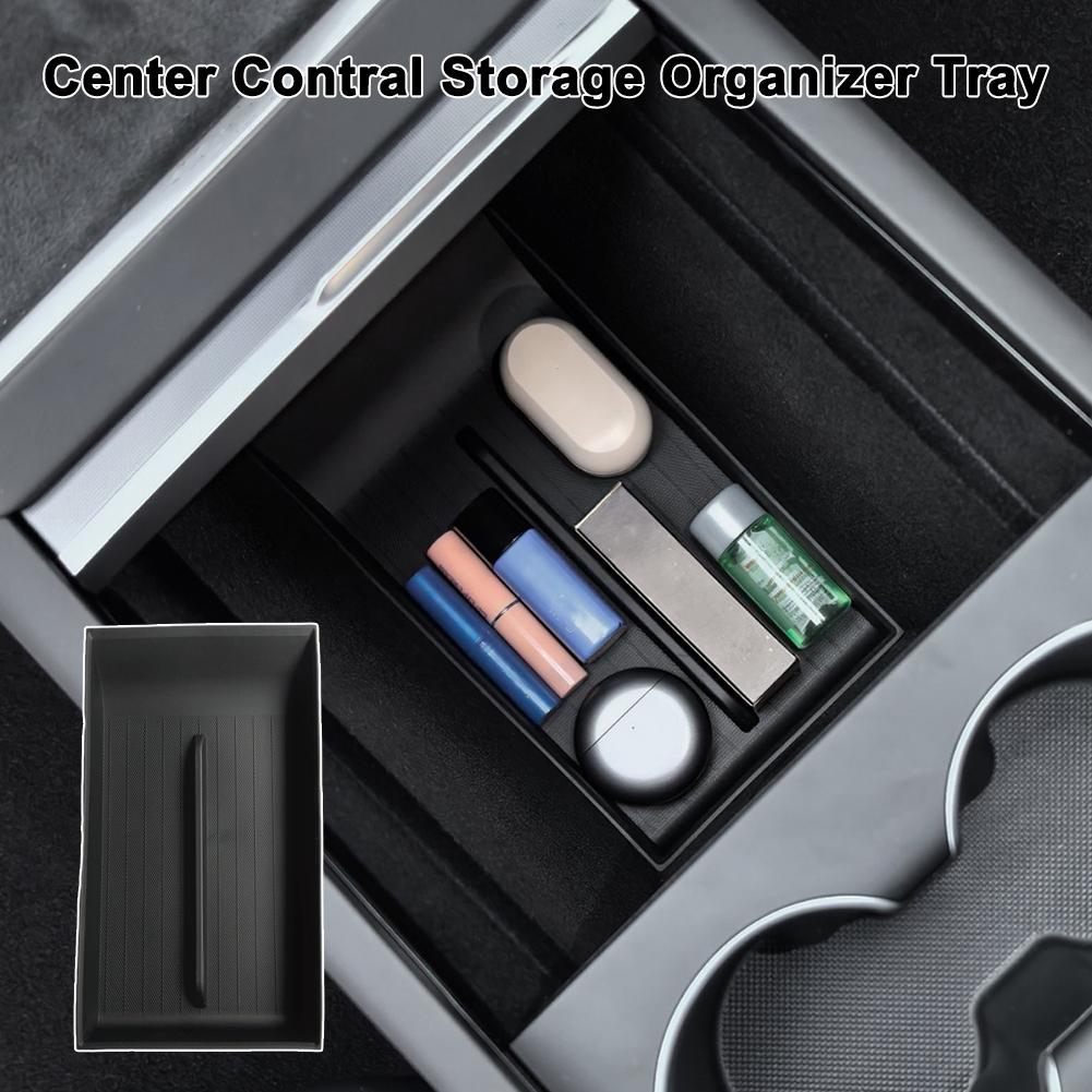 Для Tesla New Juniper 2025 Аксессуары для интерьера Бокс Держатель для карт Подлокотник Центральный лоток Bot X7K4