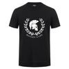 MOLON LABE Мужская футболка с принтом Воин Спарта Личность Streetwear Повседневная Большого размера Свободная с коротким рукавом Круглый вырез Хлопковая футболка