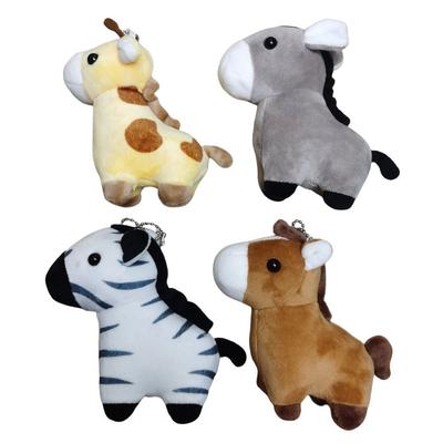 Плюшевая игрушка Жираф Подвеска Лошади Плюшевый Осел Маленькая кукла Лошадь Брелок День рождения Рождество