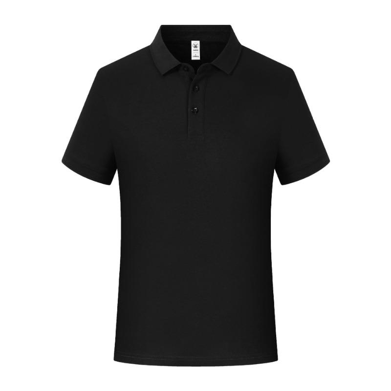 Summer POLO Shirt Men and Women's Same Short-sleeved T-shirt DuPont Solona Cool Second-level Collar Solid Color Lapel Top