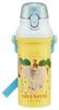 Skater Water Direct Dishwasher Made In Curious George ZOO for Boys and Children's Bottle, 480ml, Drinking, Plastic, One-Touch Operation, Safe, Japan,