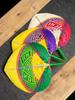Handmade Bamboo Fan Color Fan Summer Durable Woven Old-Fashioned Large Fan Banana Chinese Ancient Style Portable Cattail Fan