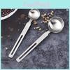 Handle Long Attractive Measuring Spoons In 304 Stainless Steel With Multiple Options Size