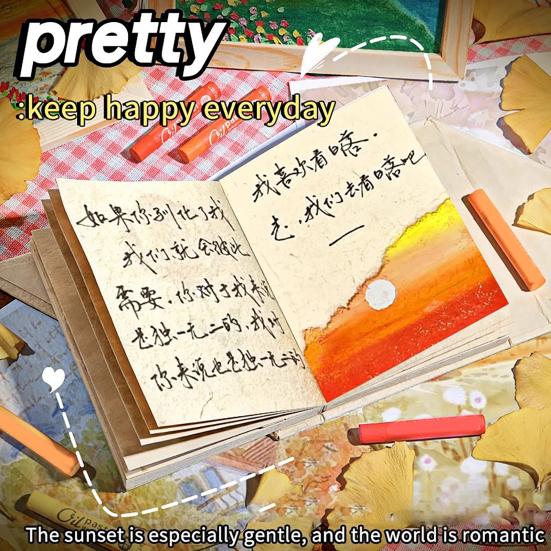 Scrapbook Photo Album Vintage Nepal Notebook DIY Memory Book for Wedding Anniversary Valentines Birthday Gifts