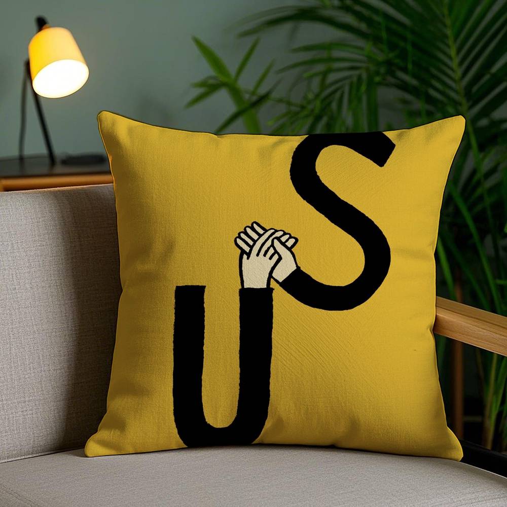 Фэнтези Забавный Стиль Интересная Наволочка Наволочка против пылевых клещей Невидимая молния Шелковистый короткий плюш Чехол для диванной подушки