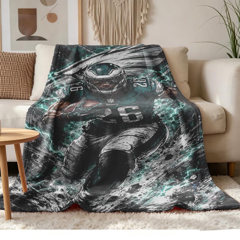 Philadelphia Eagles Soft and comfortable flannel Suitable for sofas living rooms outdoor camping travel and also makes a great anniversary gif