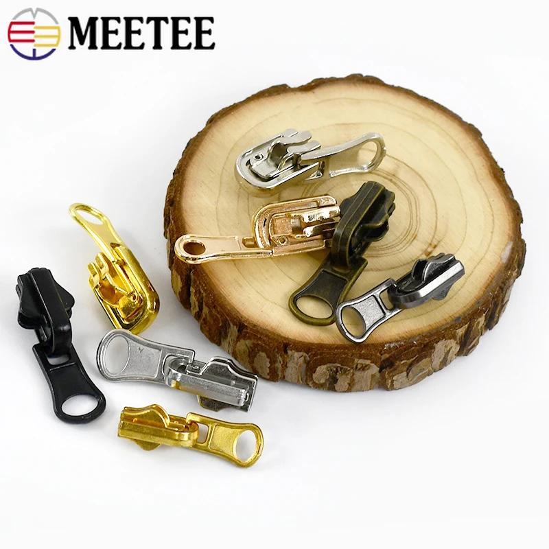 5/10/20 шт. Пулер для молнии №3 №5 №8 Двусторонний вращающийся бегунок для молнии Головка Декор для куртки Одежды Молнии Бегунок Швейные аксессуары