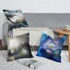 Final Fantasy Game Series Personalized Picture Text Home Decorative Pillows Household Gifts 45x45cm
