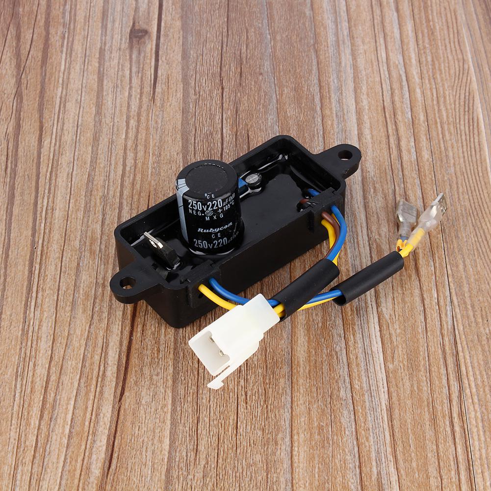 1PCS Generator Voltage Regulator Rectifier Single Phase AVR 2KW-3KW Gasoline Generator Regulator