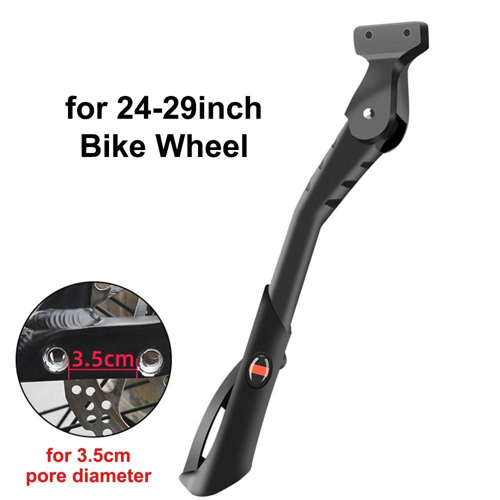 Non-Slip Bicycle Kickstand Adjustable Bike Side Support Foot Rest for 24-29 Inch Mountain Bike
