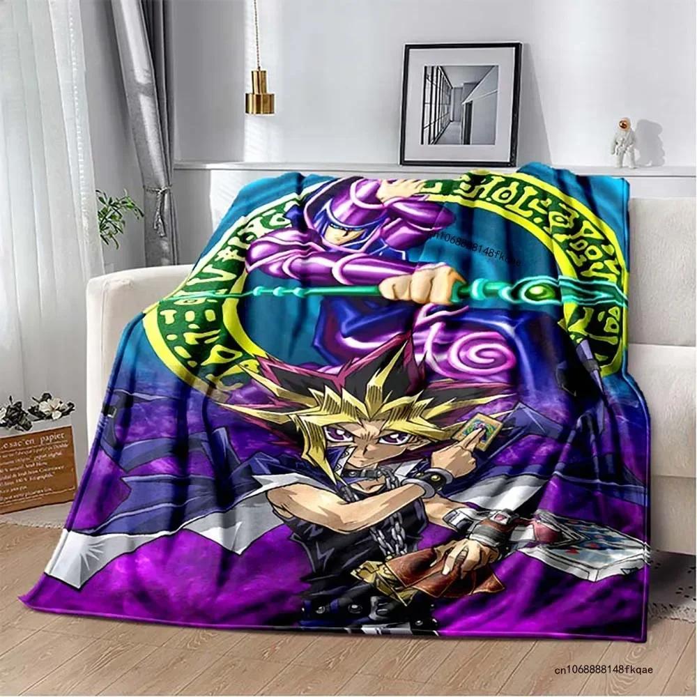 Аниме Yu Gi Oh Card Yugioh пледы одеяло голубые глаза белый дракон аниме мультфильм мягкое плюшевое одеяло спальня покрывало домашний декор