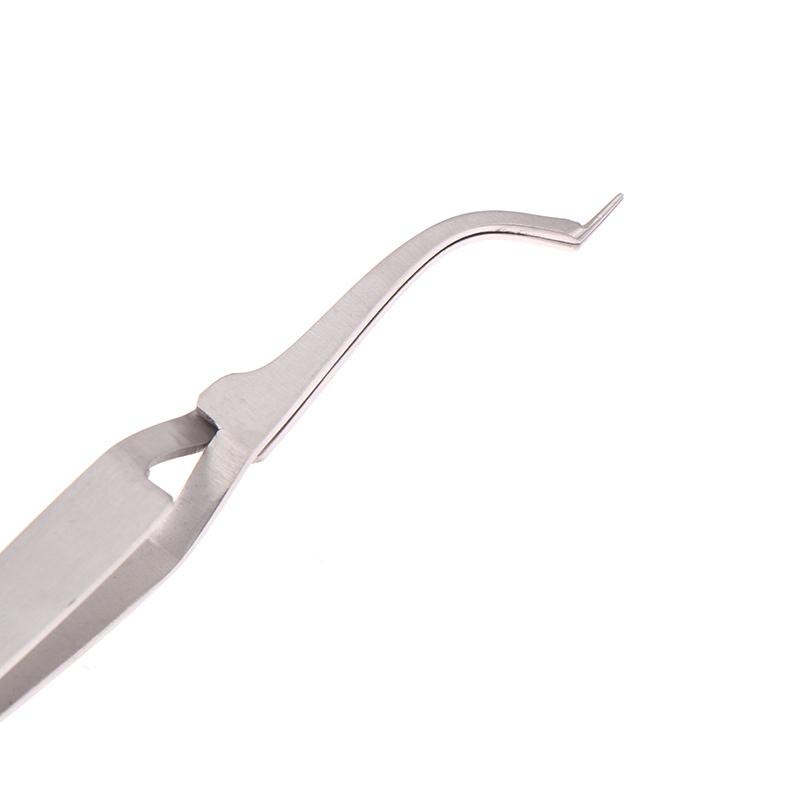 1 шт. Стоматологический ортодонтический задний щечный туб для бондинга Пинцет Держатель брекета Орто Позиционер брекета Инструмент из нержавеющей стали