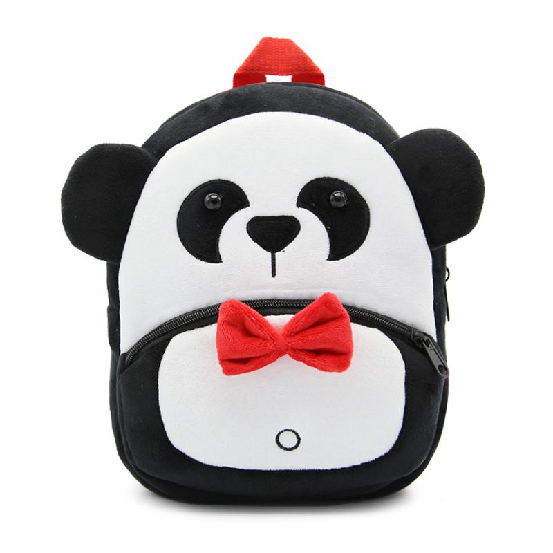 Panda Plush Backpack Girl Boys Children Kids Schoolbags