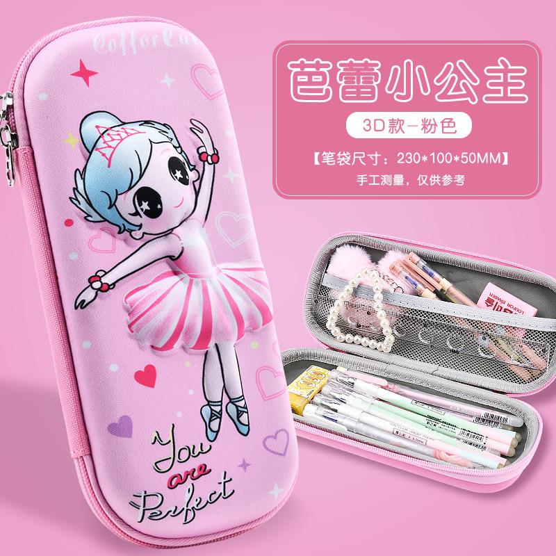 Мультяшный пенал из ЭВА для учеников начальной школы, 3D трехмерный пенал, водонепроницаемый и противоударный, для мальчиков и детей, большой вместимости, для канцелярских принадлежностей