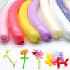 100 Pcs Latex Long Balloons 100cm Inflation Length DIY Magic Modelling Balloons Bright Anti-explosion Holiday Party Balloons