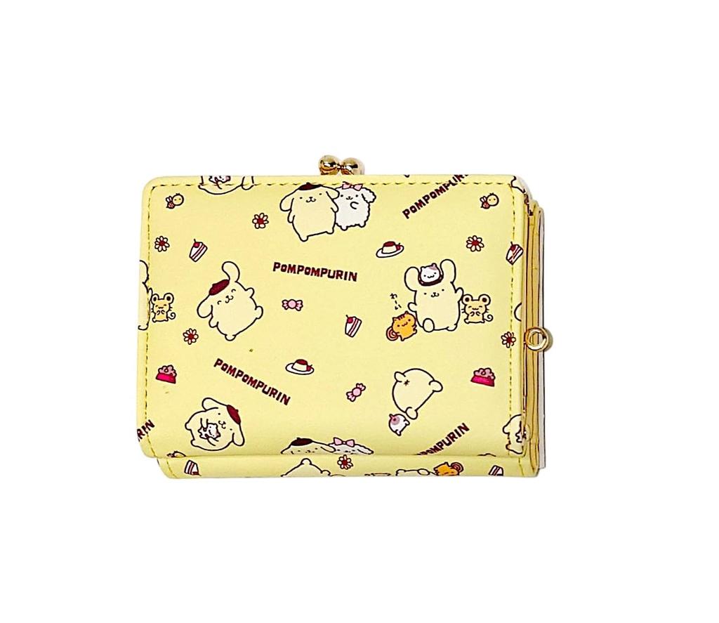 Кошелек Ardi с дизайном Pompompurin, тройного сложения, на застежке, SR36-2
