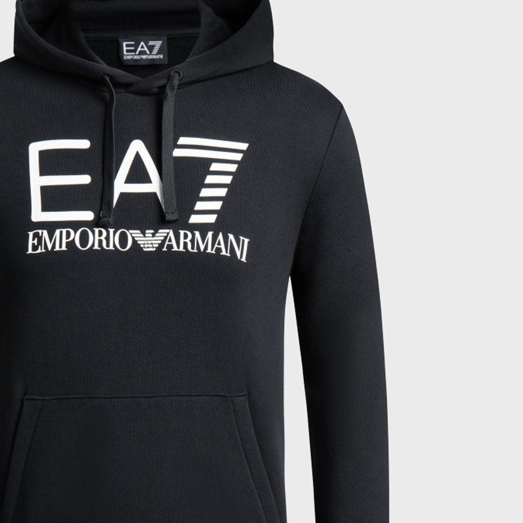 Emporio Armani EA7 Осень/Зима 23 Свитшот Мужской Черный 6RPM17-PJSLZ-1200