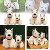Cute West Highland White Terrier Plush Doll Fluffy Stuffed Animal Ideal For Birthdays And Special Occasions