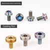 8x15 мм болт шатуна велосипеда квадратный конусный крепежный винт каретки титановый сплав болт шатуна прочный