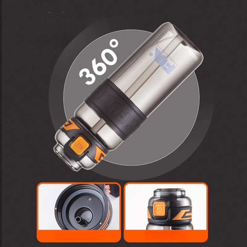 GIANXI Portable Sports Water Cup For Men Tritan Material One Key Open Cover Fitness Cups High Temperature Seal Leakproof Kettle