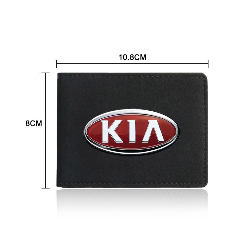 Leather Credit Card Case Car Driving Documents Protective Case For Kia Rio Ceed Sportage Cerato Soul Sorento K2 K5 K6 K7 K8 Flip
