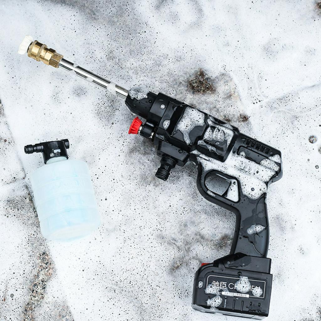 Портативные беспроводные мойки высокого давления для автомобилей, мойка высокого давления, пеногенератор, с 2 аккумуляторами 20000 мАч 12 В 24 В