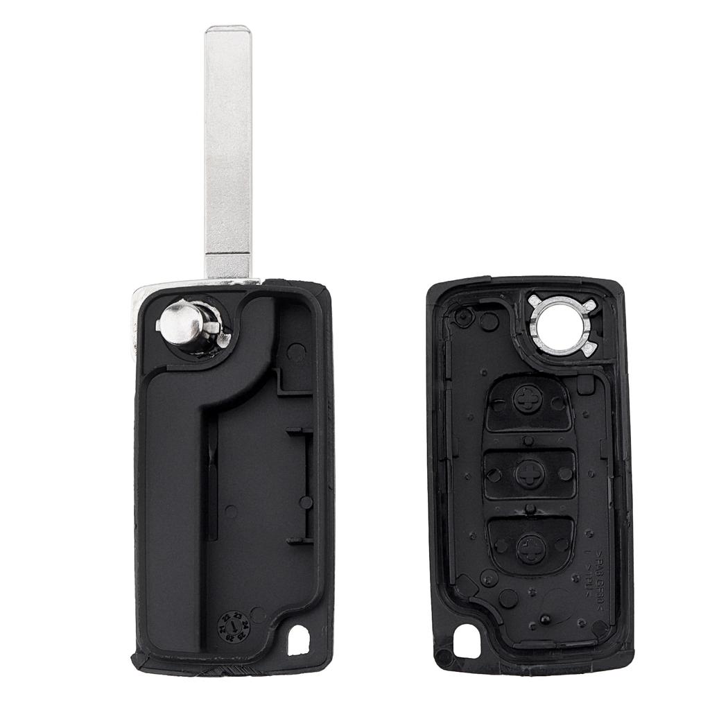 Прочный сменный корпус брелока с 3 кнопками для 207-407 Citroen C1-C4 с инструментами, брелок, отвертка