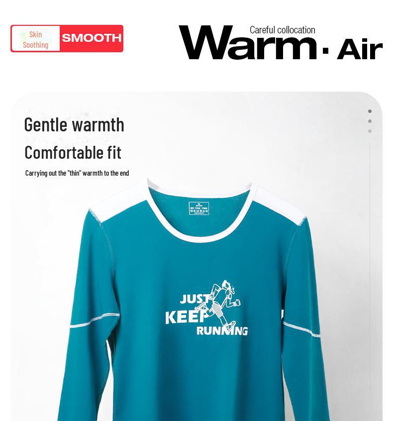 Мужской хлопковый термотоп — легкий, дышащий, с круглым вырезом, базовый вариант на осень