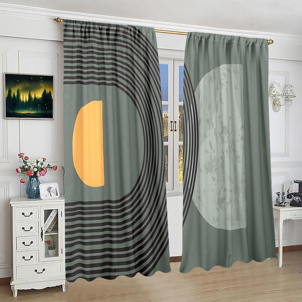 2 шт. - на заказ - напечатанная штора - материал полиэстер - для спальни гостиной кабинета занавеска, препятствующая приватности