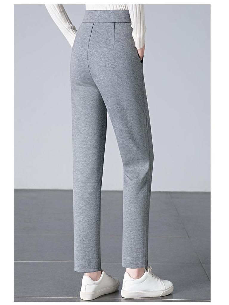 Women's Elastic High Waist Harem Pants - Versatile, Slimming, and Stretchy for Spring 2025