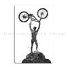 Downhill Mountain Bike Metal Plaque Club Wall Decor Pub Designer Designing Tin Sign Poster