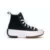 Run Star Hi Black Unisex Sneakers White Gum 166800C
